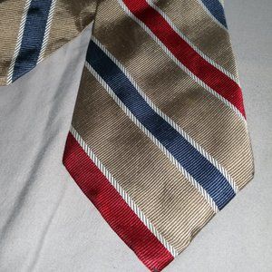 givenchy silk striped tie woven EUC